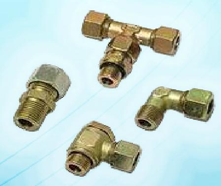 Seamless tube hydraulic fittings