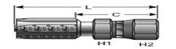 Dual Seat Female JIC 37 . SAE 45 Flare Swivel
