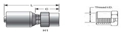 Female Pipe Swivel (NPSM - 30° Cone Seat)