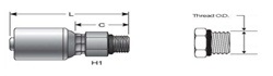 Male O-Ring Boss Swivel
