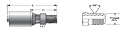  Male British Standard Pipe Tapered Japanese Tapered Thread