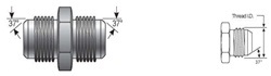 Male JIC 37° Flare to Male JIC 37° Flare