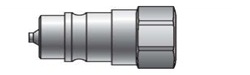 Male Poppet Valve to Female Pipe, Female Poppet Valve to Female Pipe 