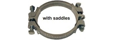 Kẹp ống, loại 02 bu lông + Saddles